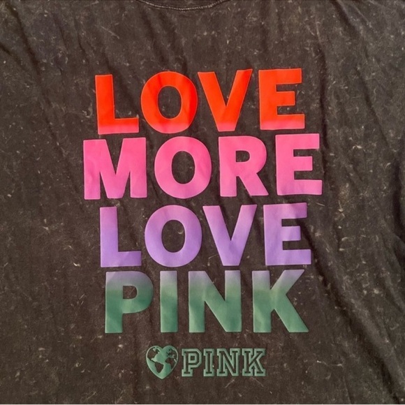 Pink VS One Size - Oversized T Shirt - Picture 2 of 4
